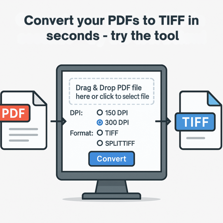 Convert PDF File to TIFF